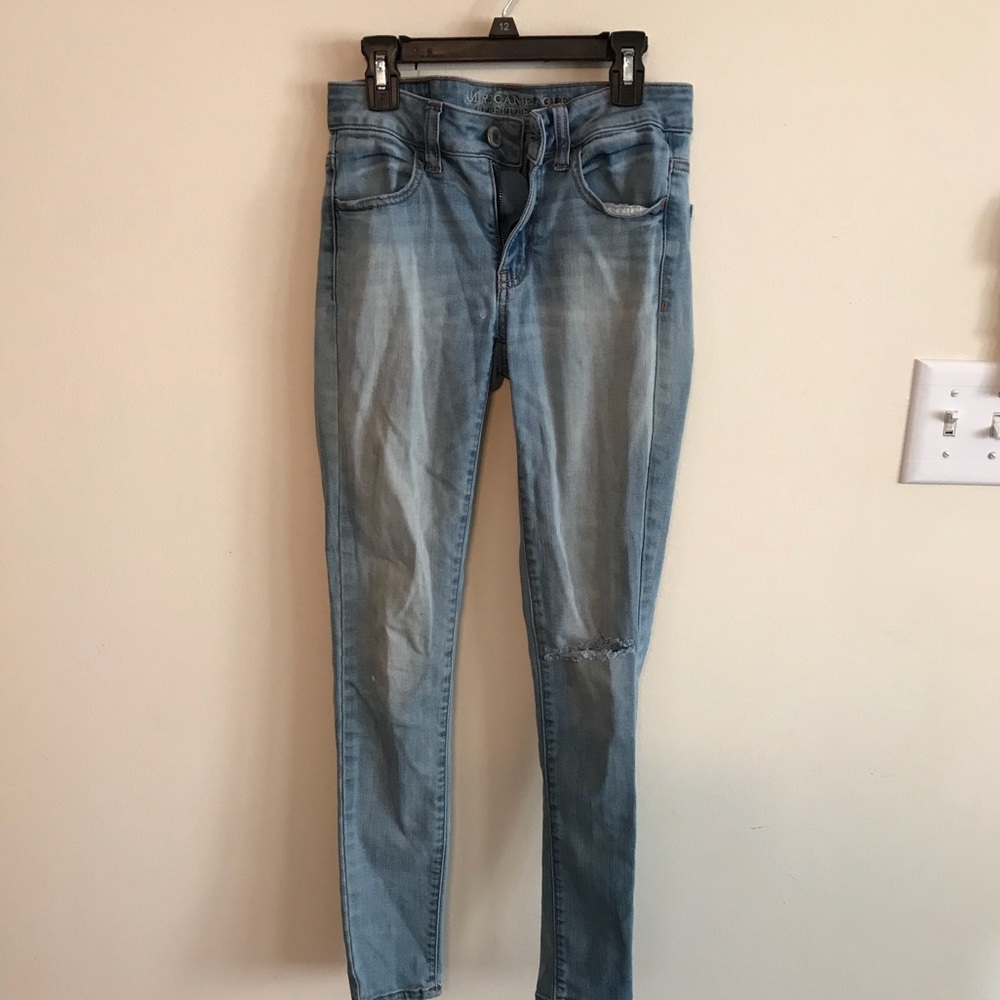 American Eagle ripped jeans - super stretch